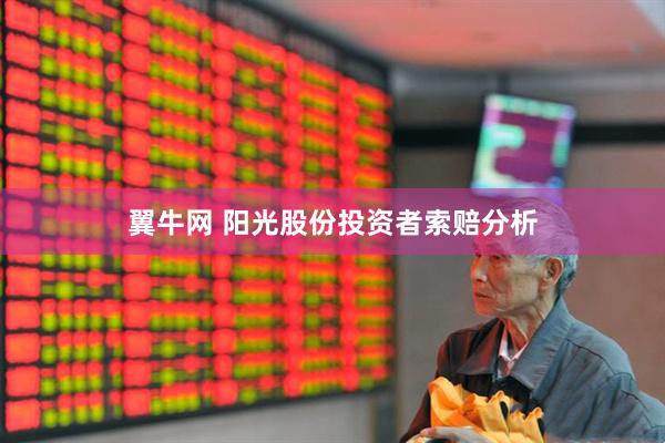 翼牛网 阳光股份投资者索赔分析